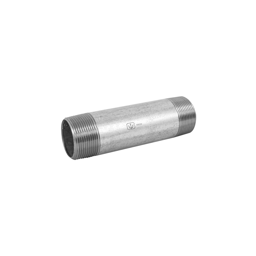 Niple de acero galvanizado 1-1/2 x 8', Foset - Pag 535