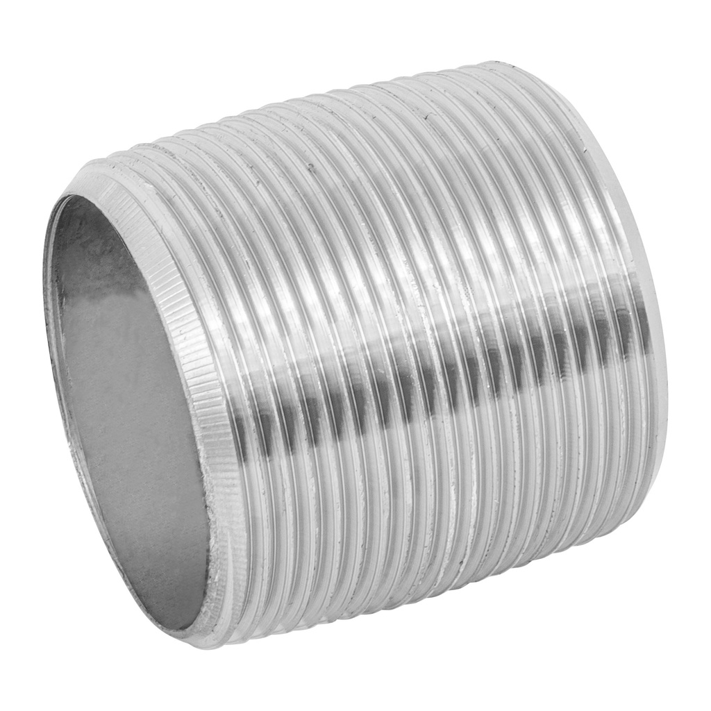 Niple de acero galvanizado 1-1/2' cuerda corrida, Foset - Pag 535