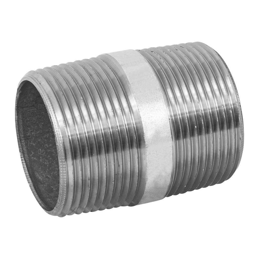 Niple de acero galvanizado 1-1/4 x 2', Foset - Pag 535
