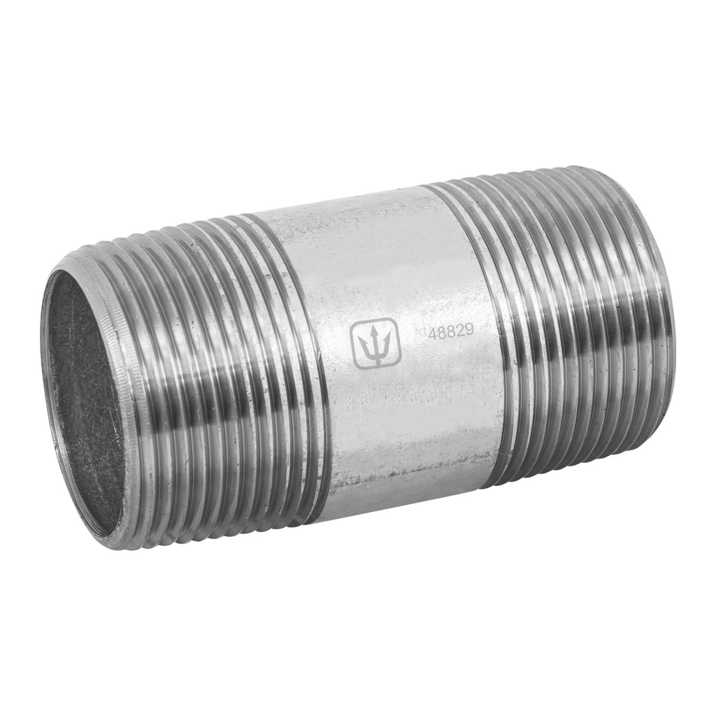 Niple de acero galvanizado 1-1/4 x 3', Foset - Pag 535