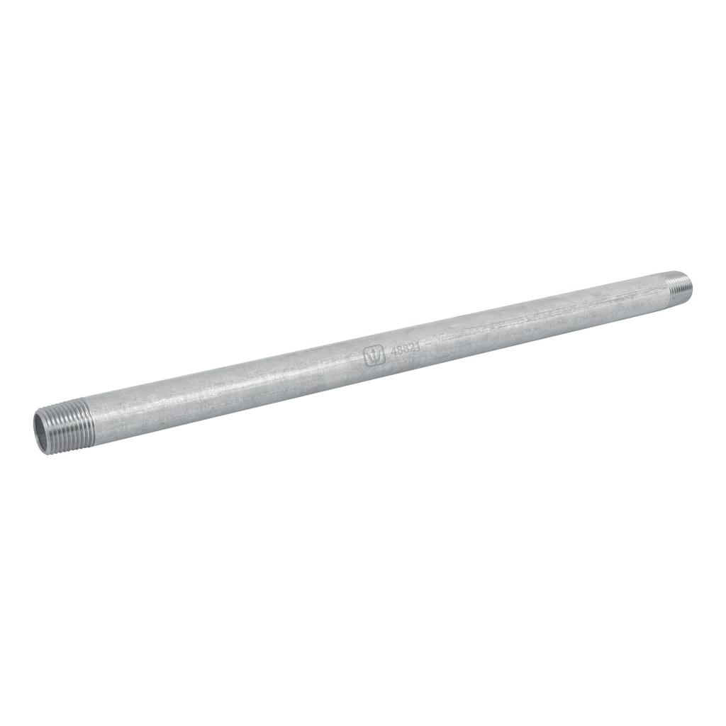 Niple de acero galvanizado 1/2 x 15', Foset - Pag 535