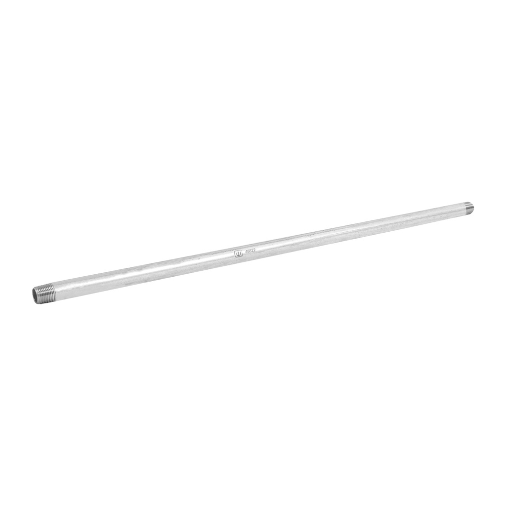 Niple de acero galvanizado 1/2 x 27', Foset