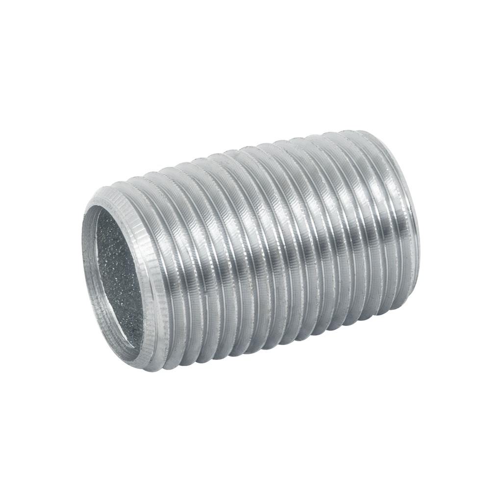Niple de acero galvanizado 1/2' cuerda corrida, Foset - Pag 535