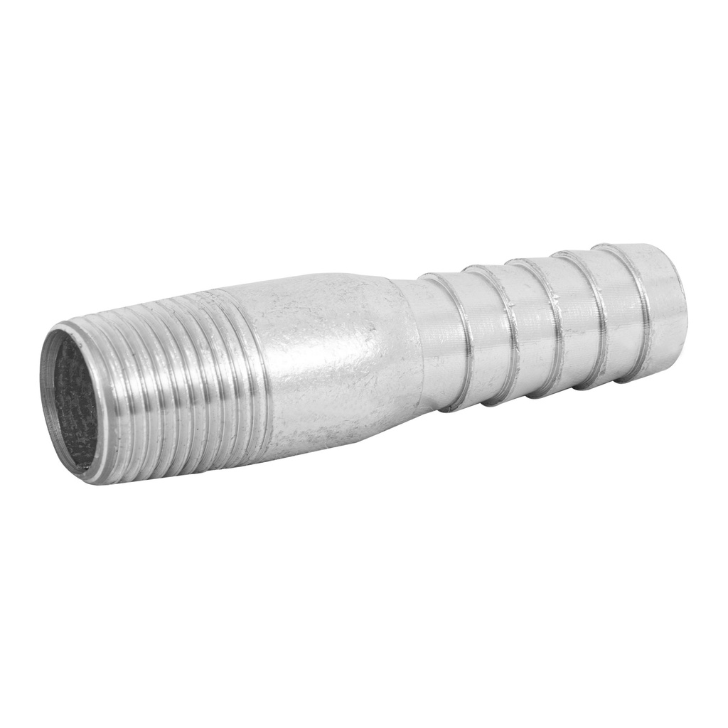 Niple de acero galvanizado 1/2' tipo botella, Foset - Pag 709