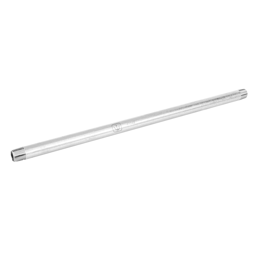 Niple de acero galvanizado 1/2' x 19', Foset - Pag 535