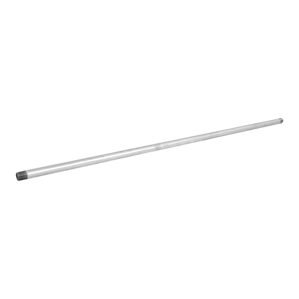 Niple de acero galvanizado 1/2' x 40', Foset - Pag 709