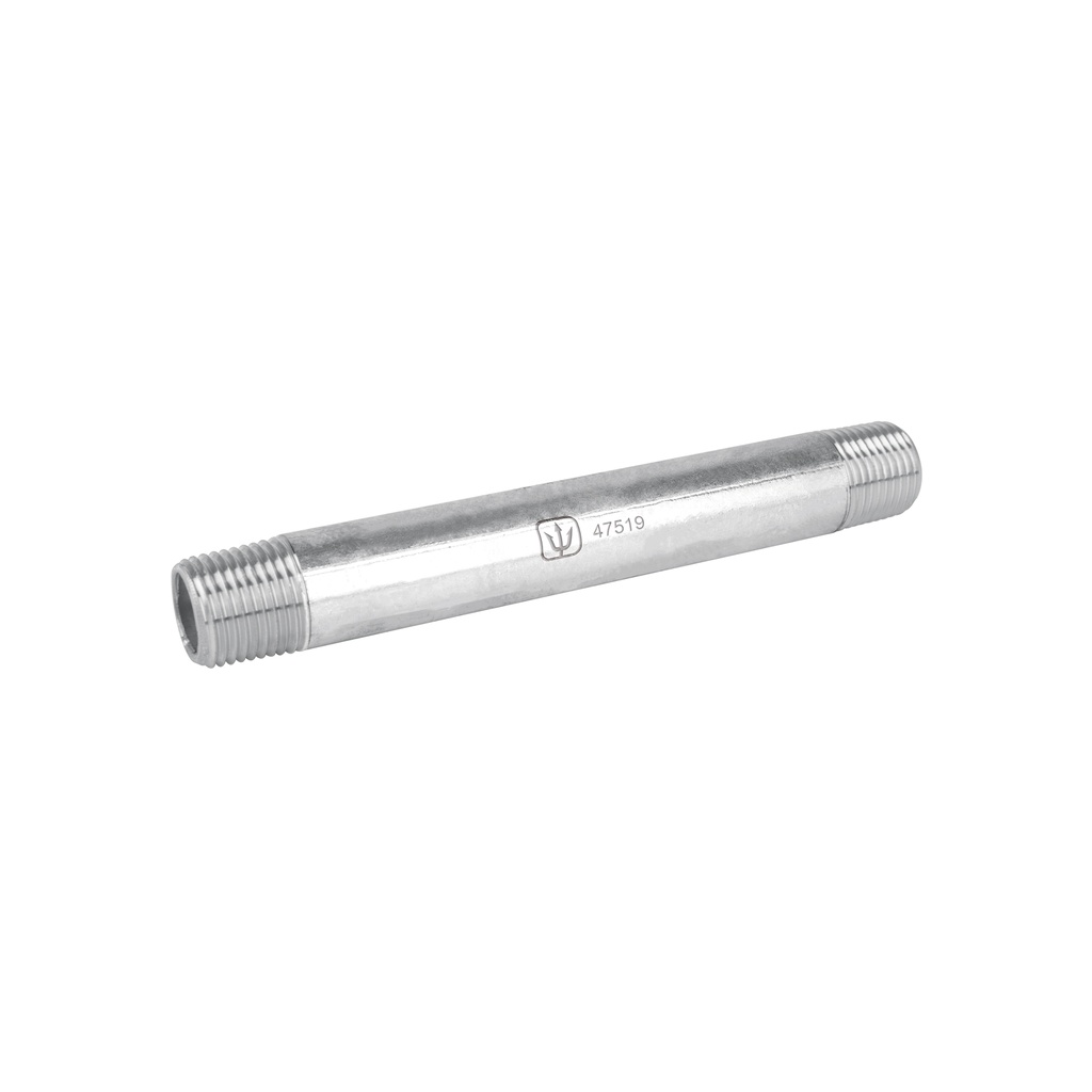 Niple de acero galvanizado 1/2' x 6', Foset - Pag 535