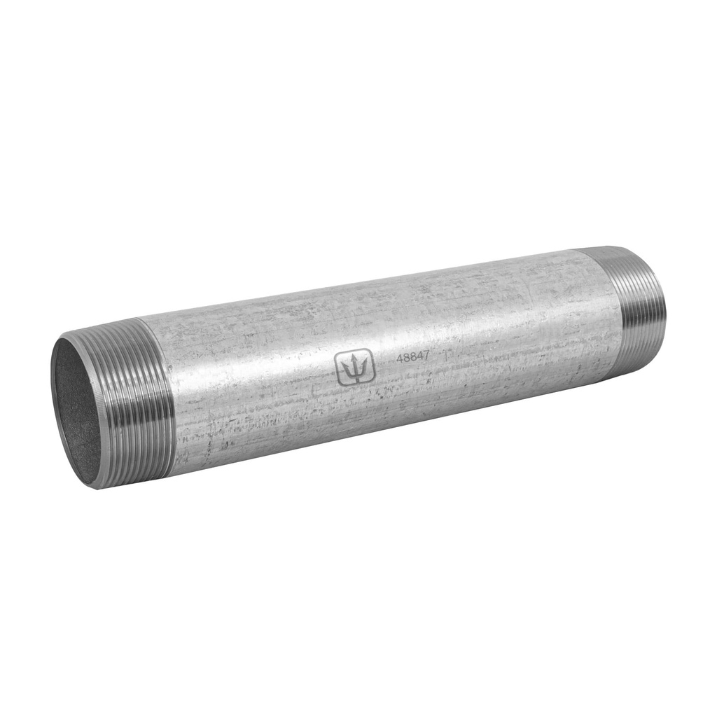 Niple de acero galvanizado 2 x 12', Foset - Pag 535