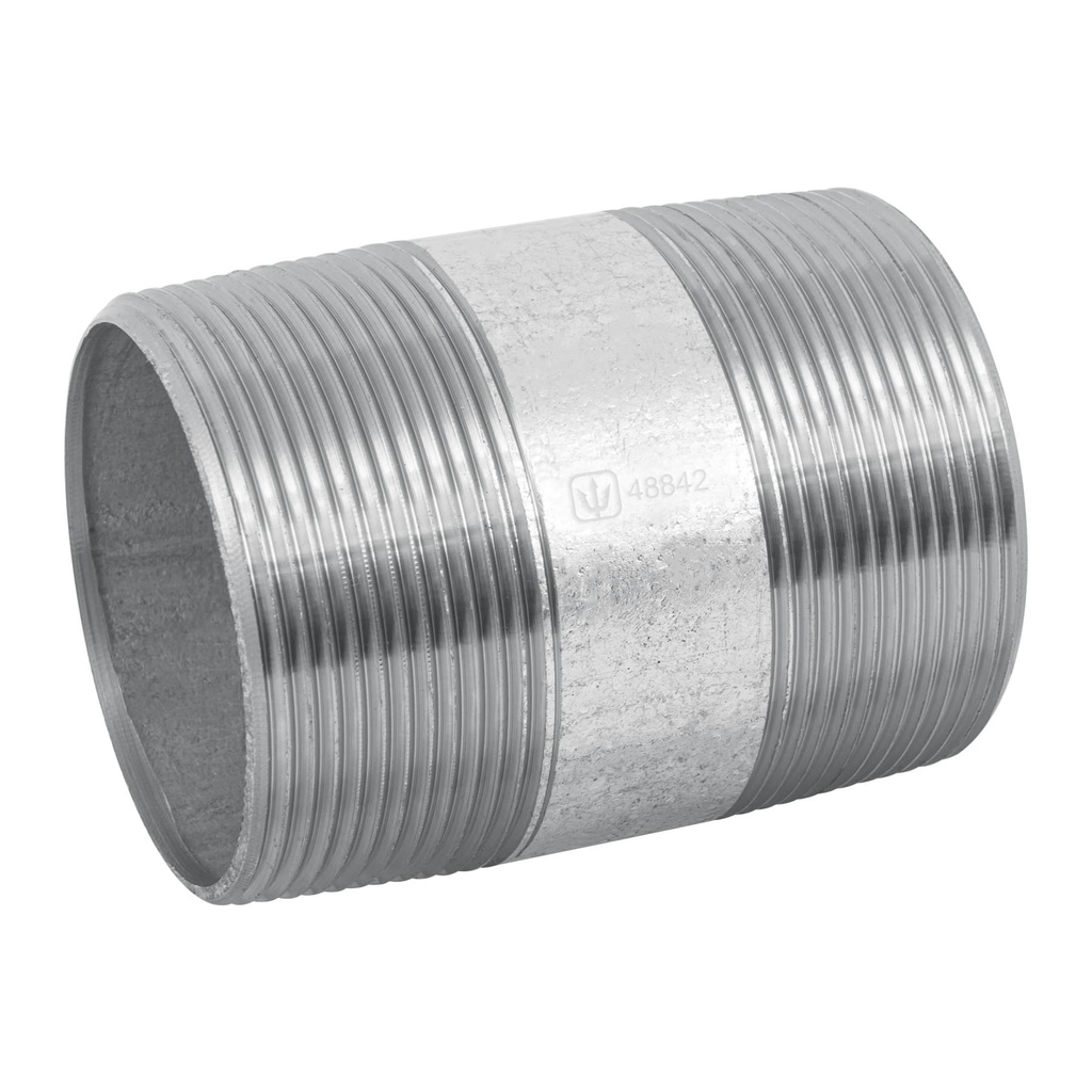Niple de acero galvanizado 2 x 3', Foset - Pag 535