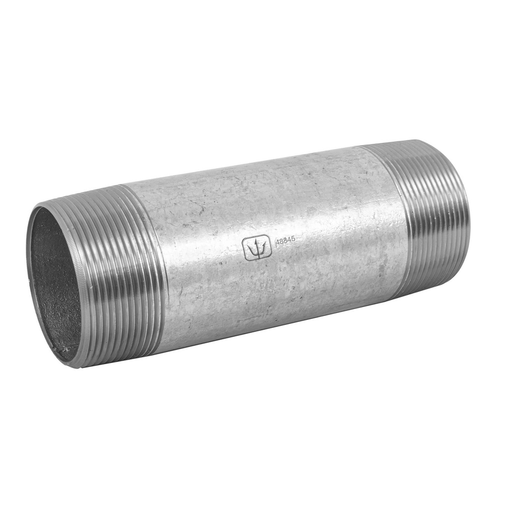 Niple de acero galvanizado 2 x 8', Foset - Pag 709