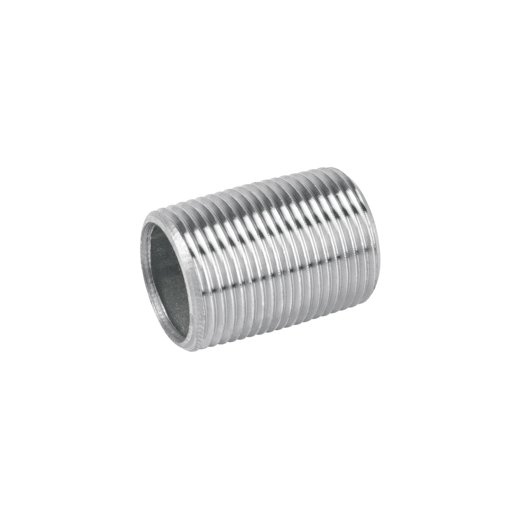 Niple de acero galvanizado 3/4' cuerda corrida, Foset