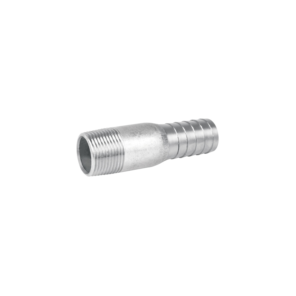 Niple de acero galvanizado 3/4' tipo botella, Foset - Pag 535