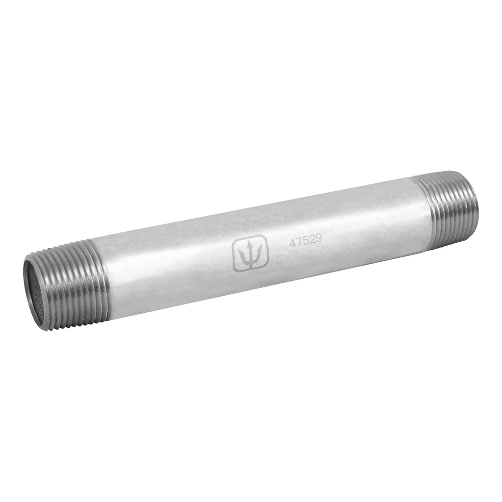 Niple de acero galvanizado 3/4' x 6', Foset - Pag 535