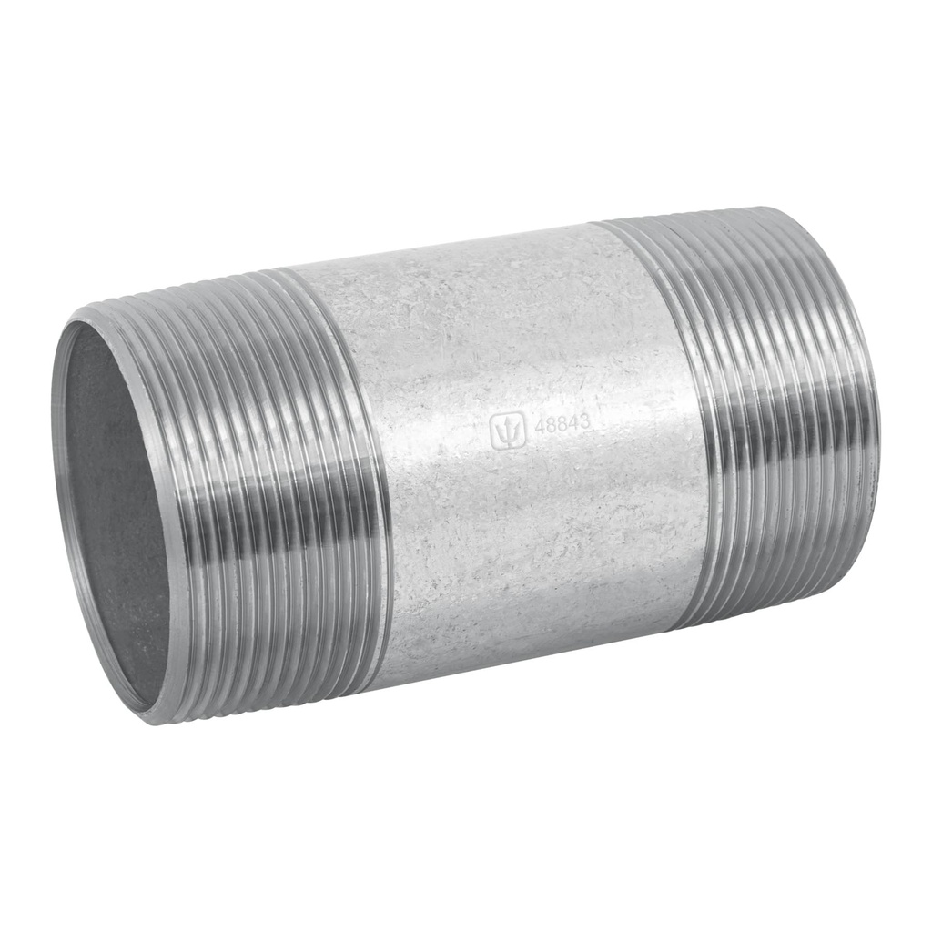 Niple de acero galvanizado, 2 x 4', Foset - Pag 535