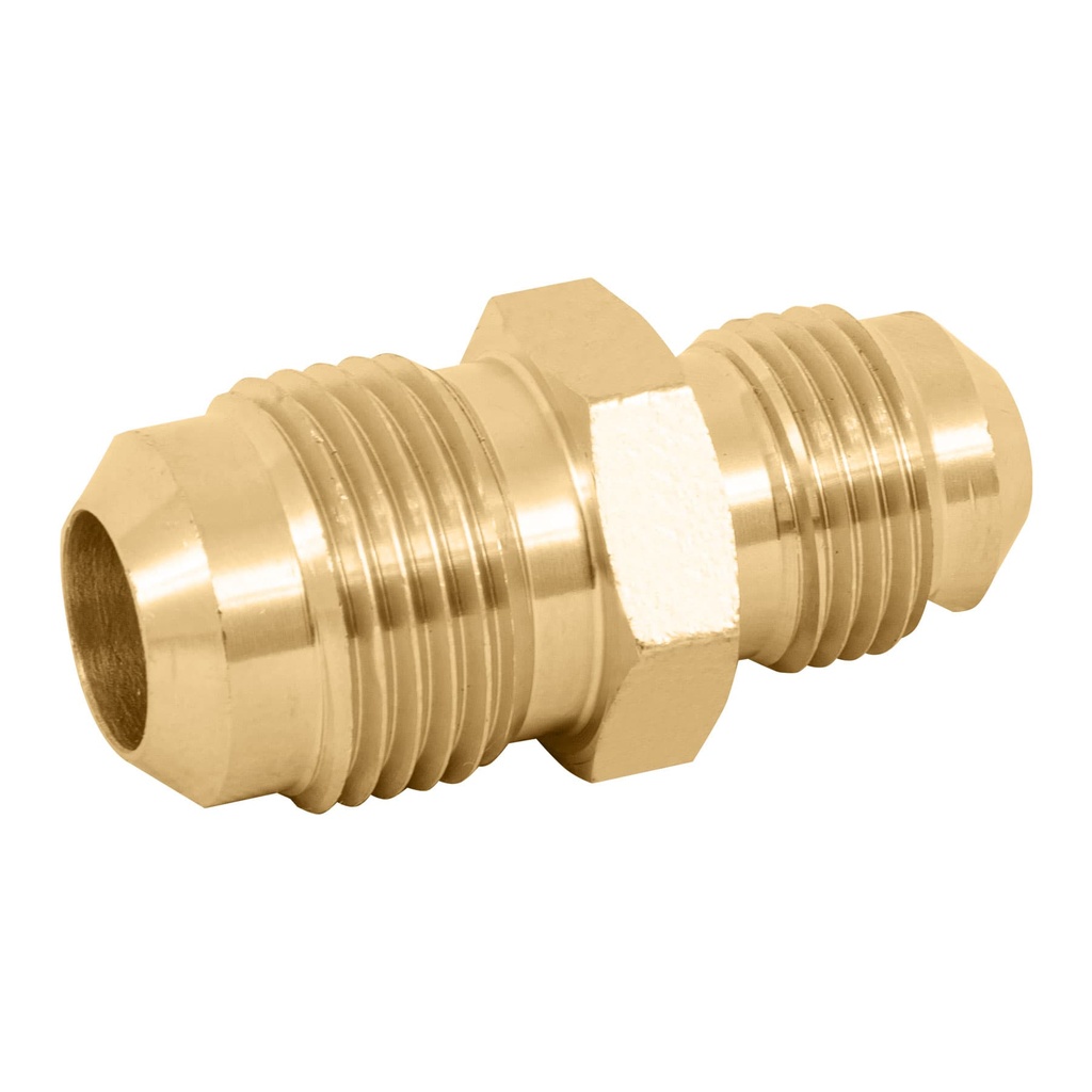 Niple unión de latón de 3/8' X 1/2', Foset - Pag 520