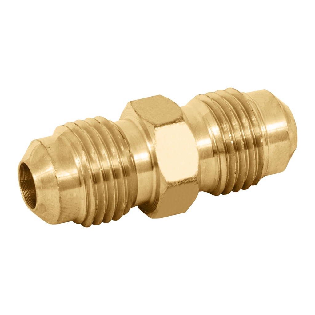 Niple unión de latón de 5/16' x 5/16', Foset - Pag 520