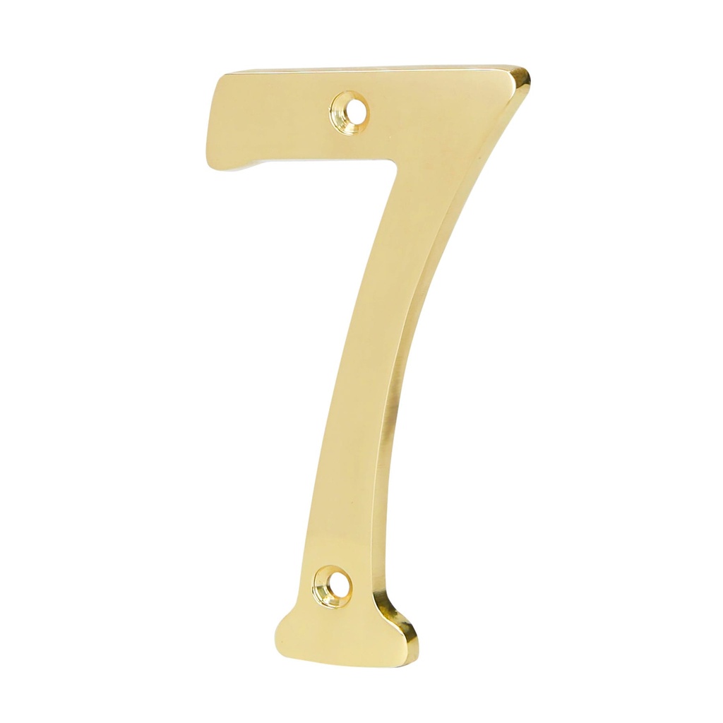 Número de latón sólido de 4', No.7, Hermex - Pag 594