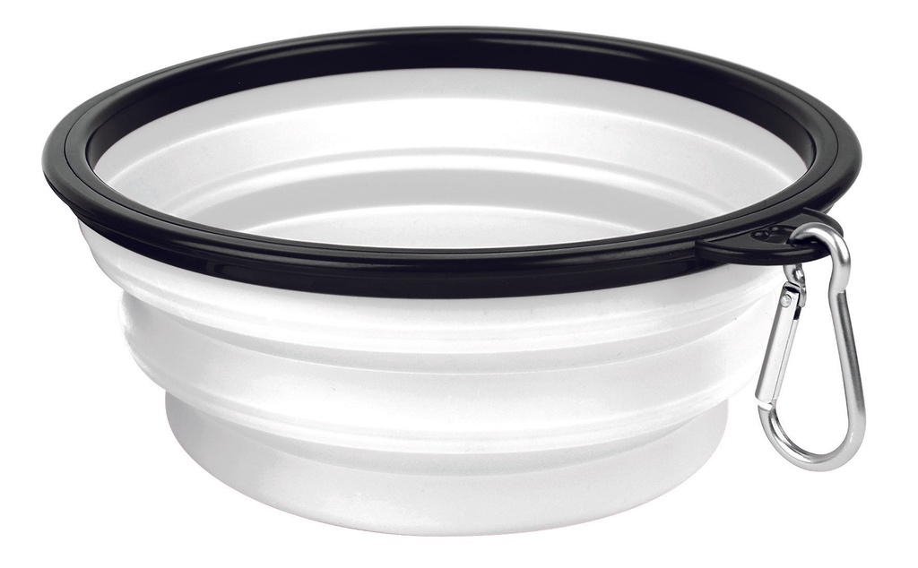 PLATO PLEGABLE DE SILICON M, BLANCO