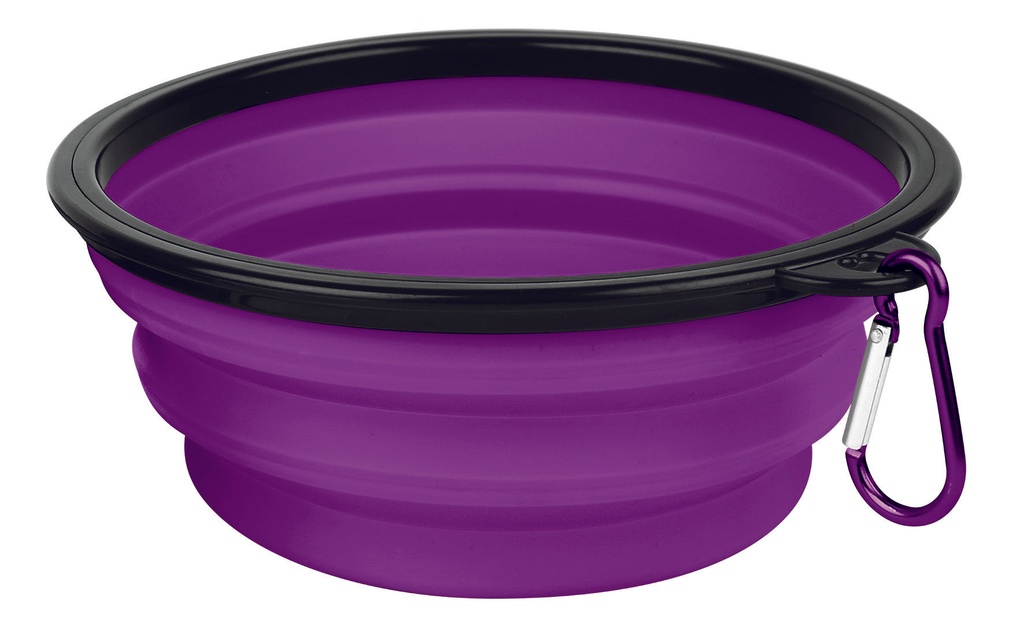 PLATO PLEGABLE DE SILICON M, MORADO