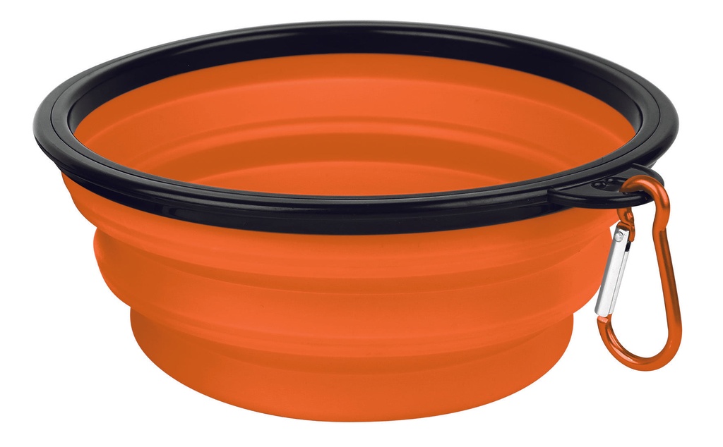 PLATO PLEGABLE DE SILICON M, NARANJA