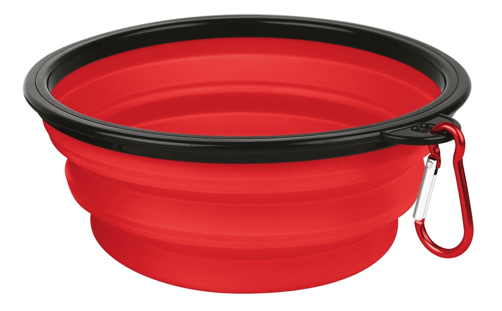 PLATO PLEGABLE DE SILICON M, ROJO