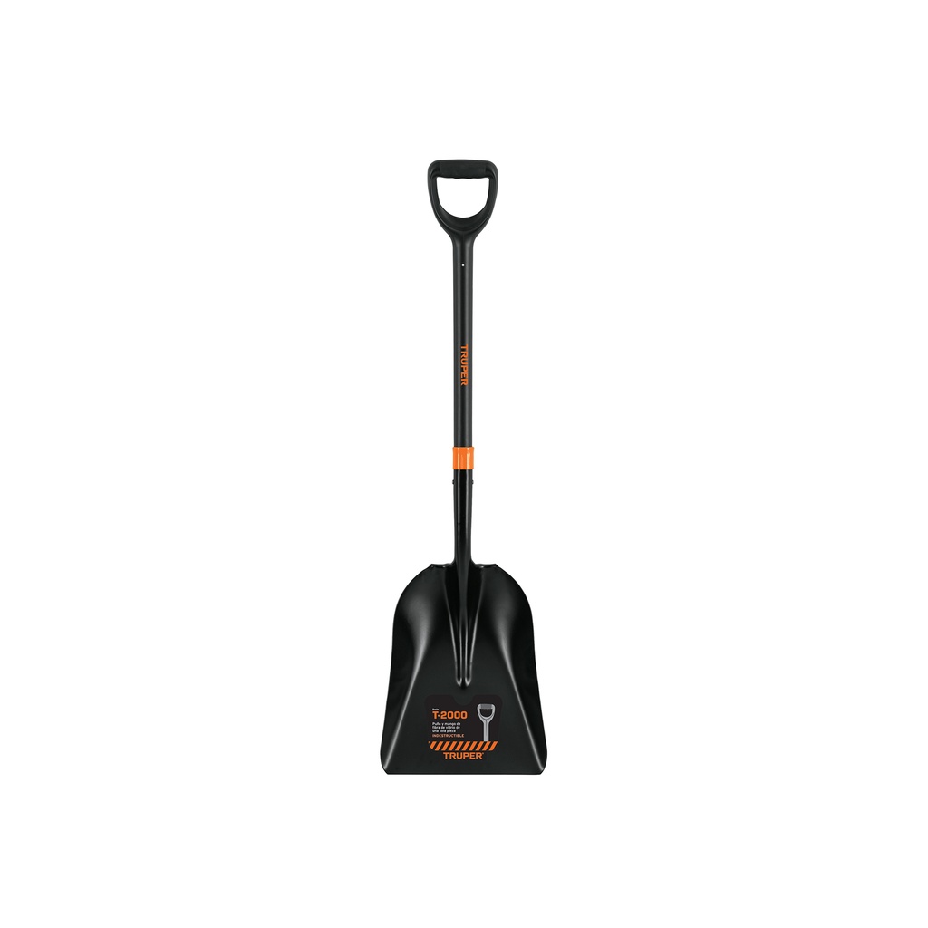 Pala carbonera T-2000, puño 'Y' mango fibra de vidrio Truper