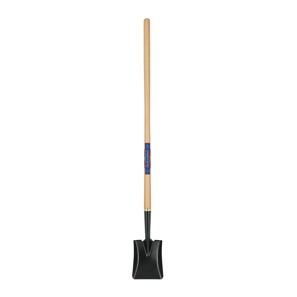 Pala cuadrada Classic Gardener, mango 45', Truper