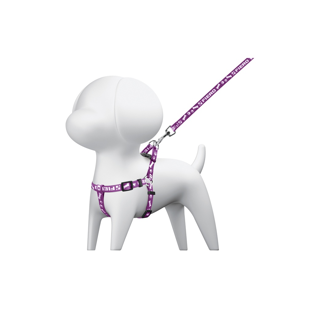 Paquete de 12 correas con pechera para perro, 1 cm ancho