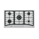 Parrilla de gas empotrable 5 quemadores, acero inox, Foset