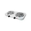 Parrilla eléctrica 2 quemadores, rectangular, Volteck Basic