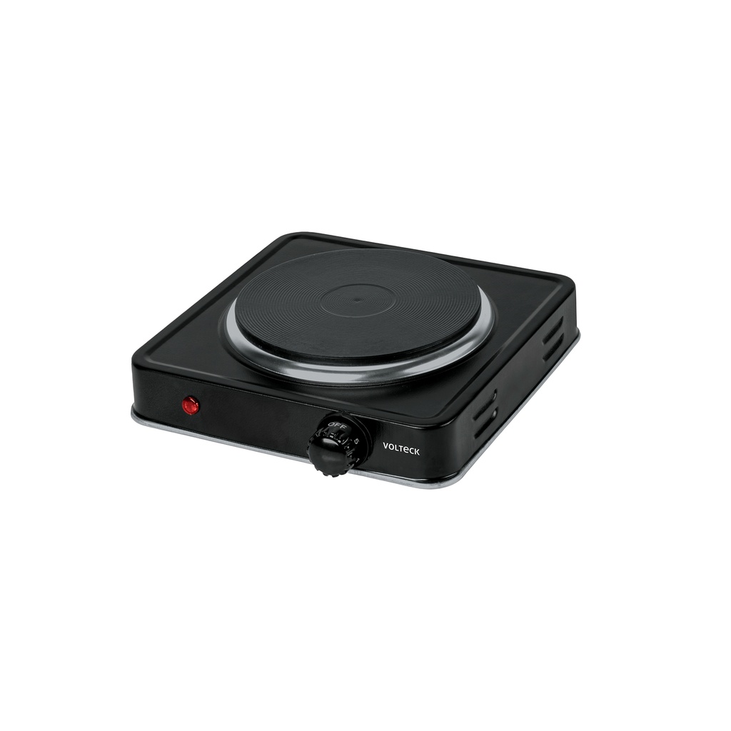 Parrilla eléctrica quemador tipo disco, negra, Volteck - Pag 422