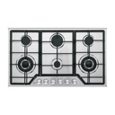 Parrilla gas empotrable 90cm, 6 quem, acero inox, Riviera