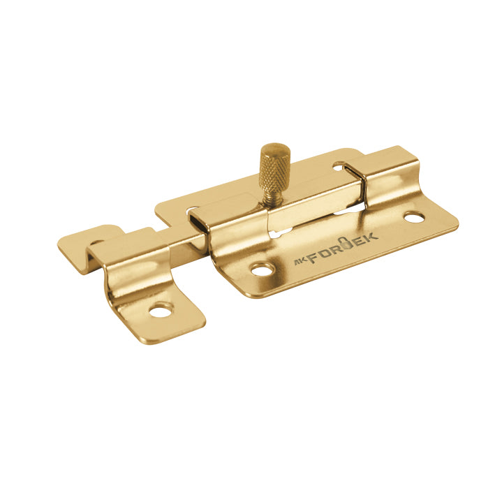 Pasador de barra plana de 4" Linea BASIC - Laton brillante