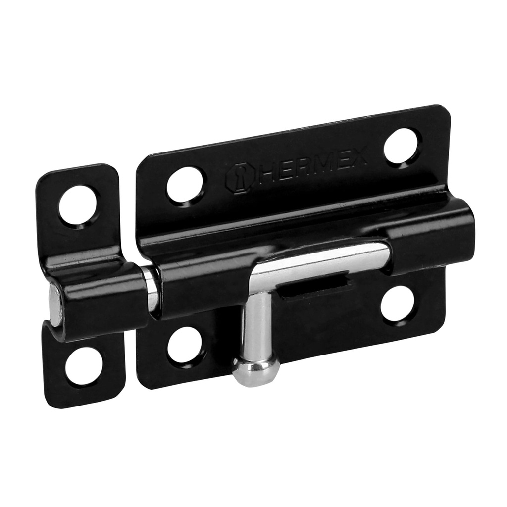 [T43694] Pasador de barril 3' de acero acabado negro, Hermex