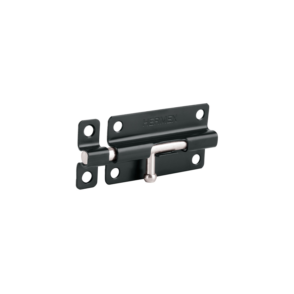 [T43695] Pasador de barril 4' de acero acabado negro, Hermex