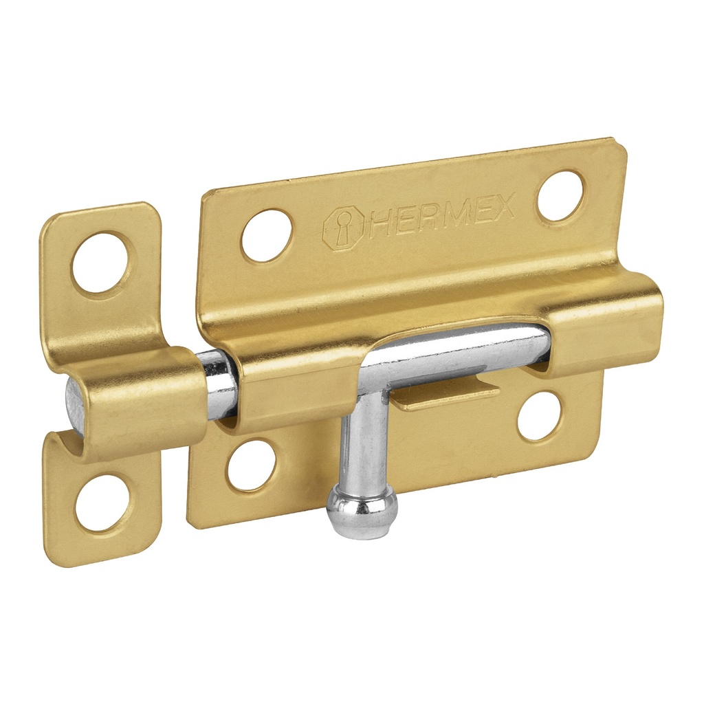 [T45722] Pasador de barril de acero latón 3', Hermex