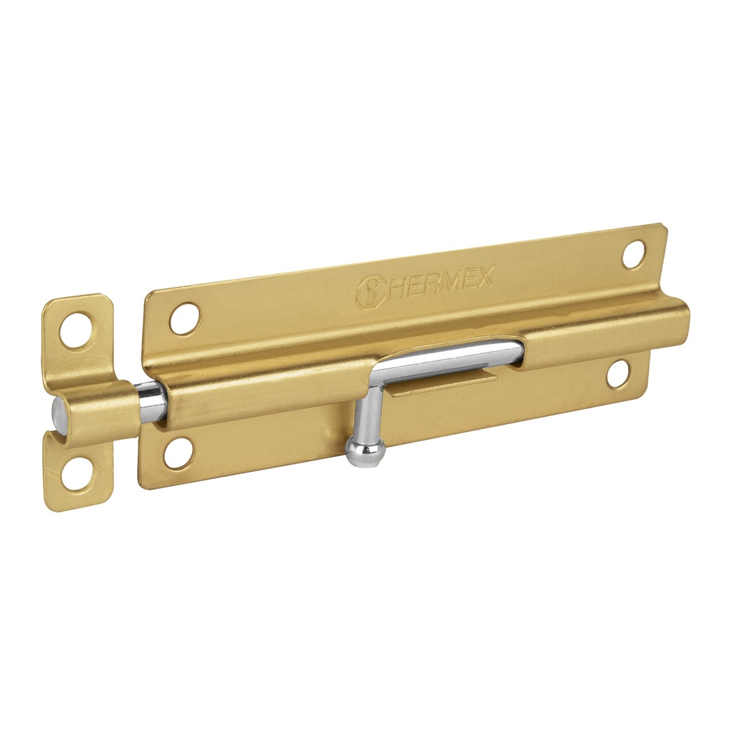 [T45719] Pasador de barril de acero latón 6', Hermex