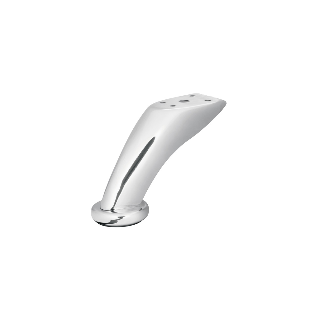 Pata para sofa y mueble, cromo, 90 mm altura, Hermex