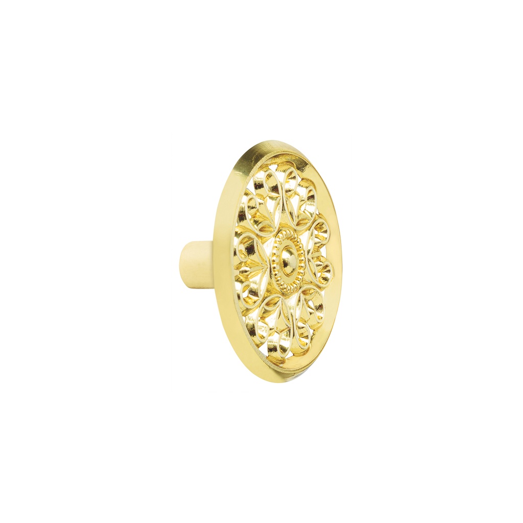 Perilla estilo 'Colonial' acabado latón brillante, Hermex - Pag 600