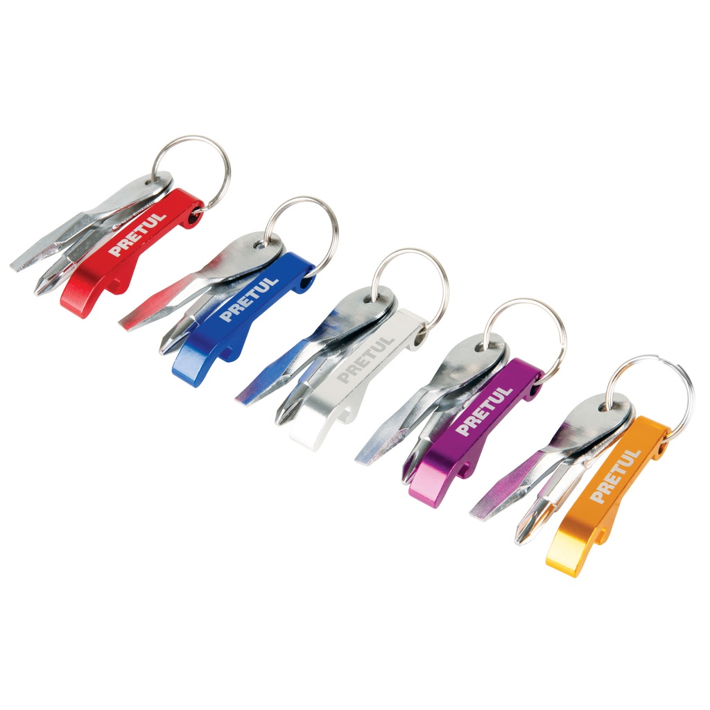 [T65015] Pieza de llavero tipo desarmador y destapador, pecera 30 pz