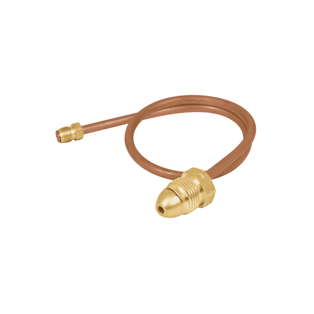 Pigtail con tuerca izquierda, punta pol, 50 cm, Foset - Pag 518