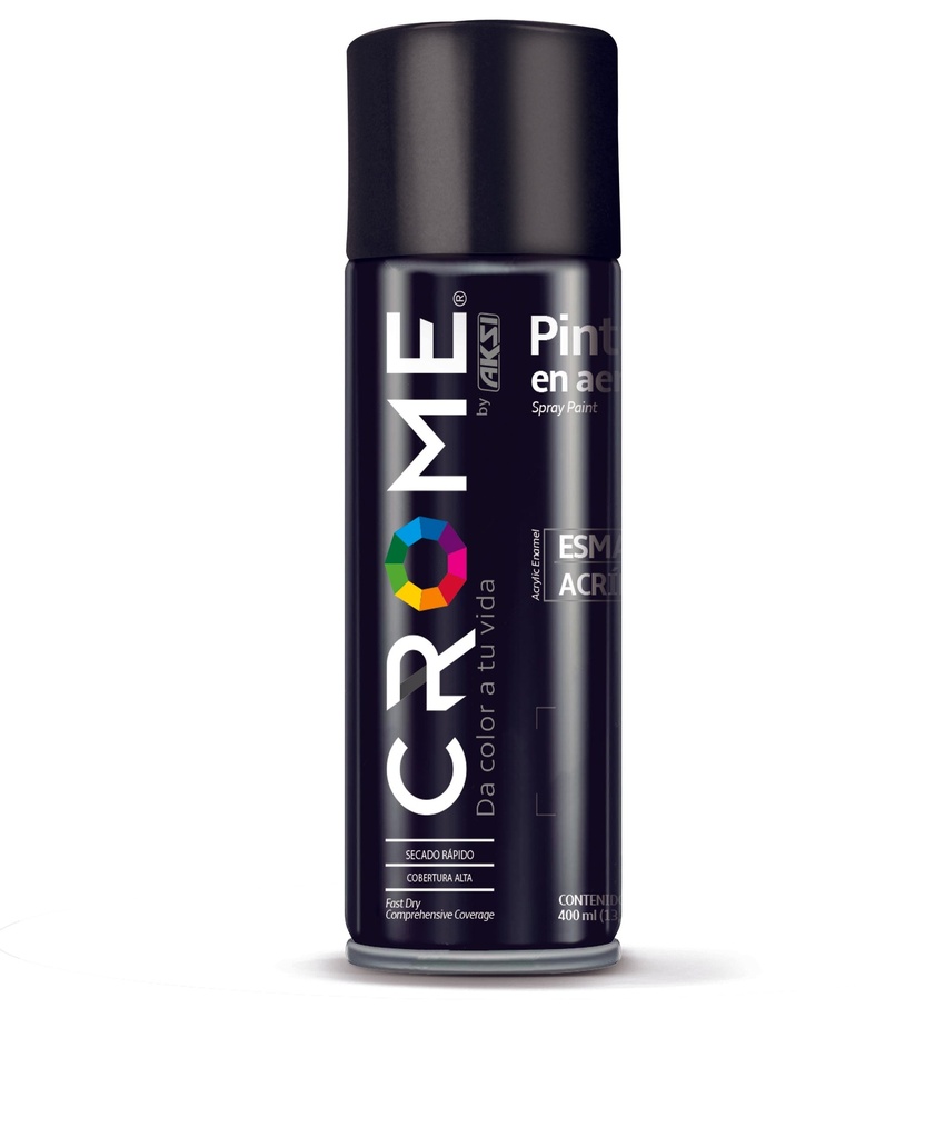 Pintura en aerosol para Alta Temperatura, negro (300