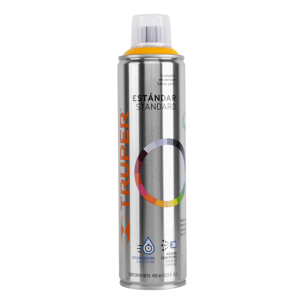 [T19042] Pintura en aerosol, amarillo, bote esbelto, 400 ml