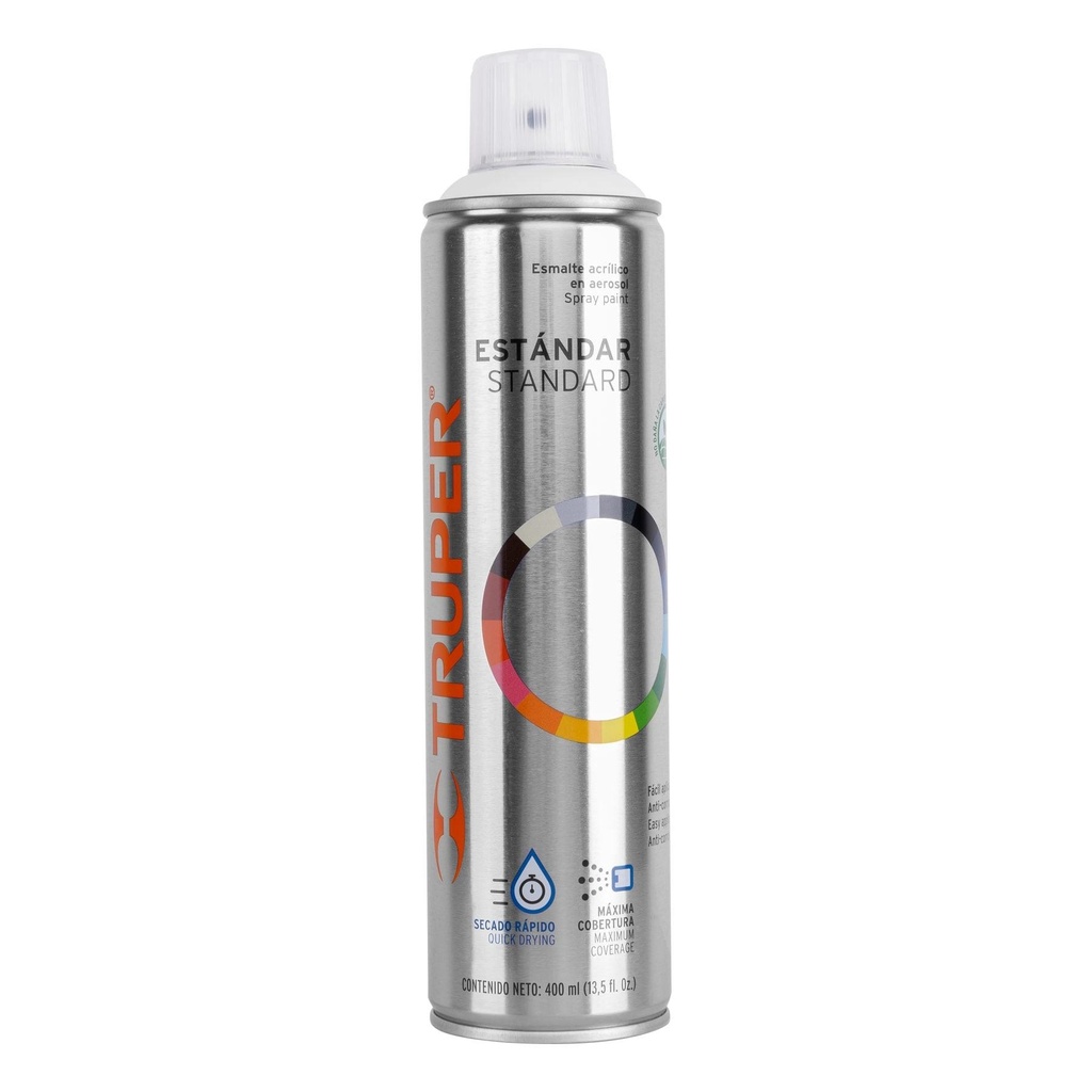 Pintura en aerosol, blanco mate, bote esbelto, 400 ml - Pag 396