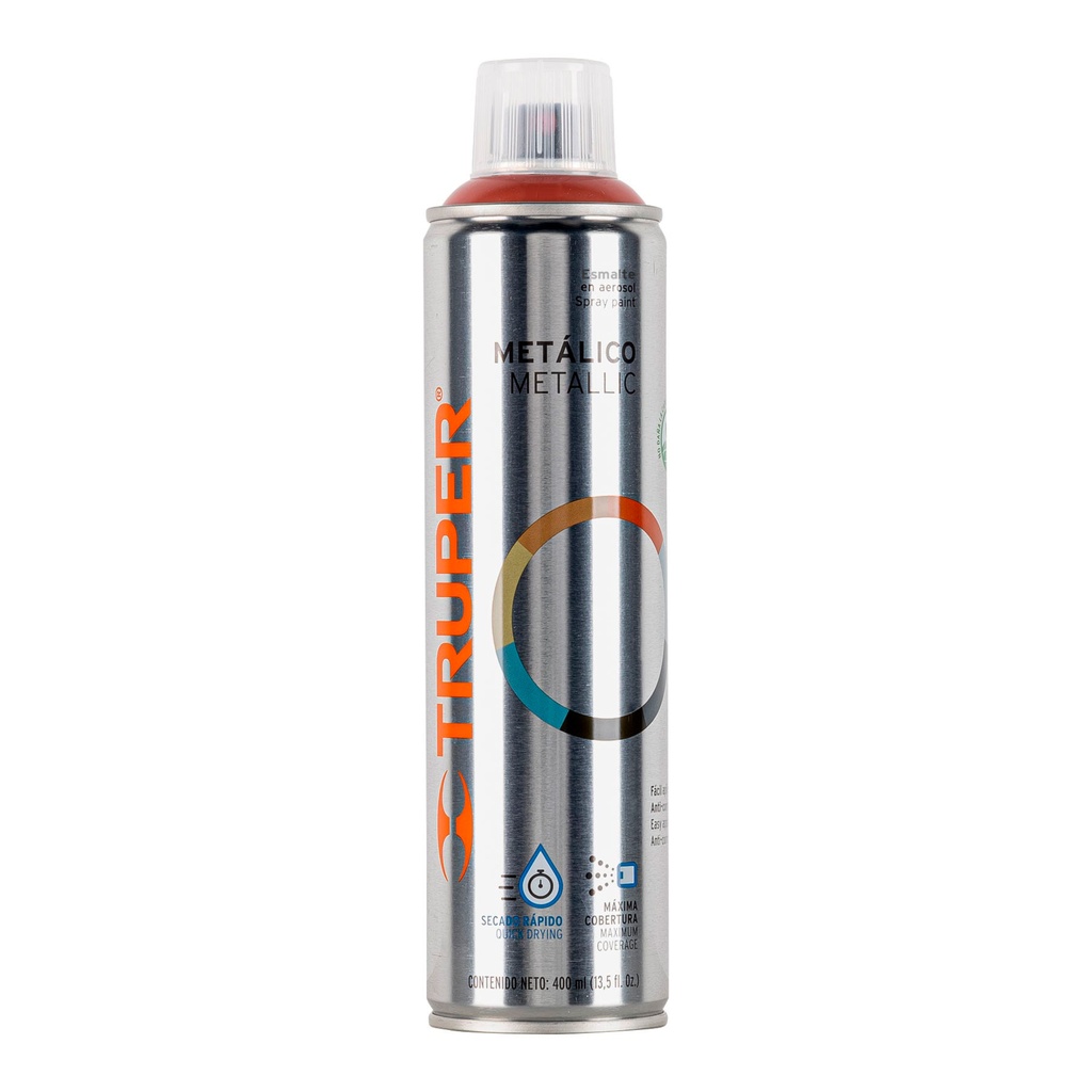 [T19067] Pintura en aerosol, cobre metálico, bote esbelto, 400 ml