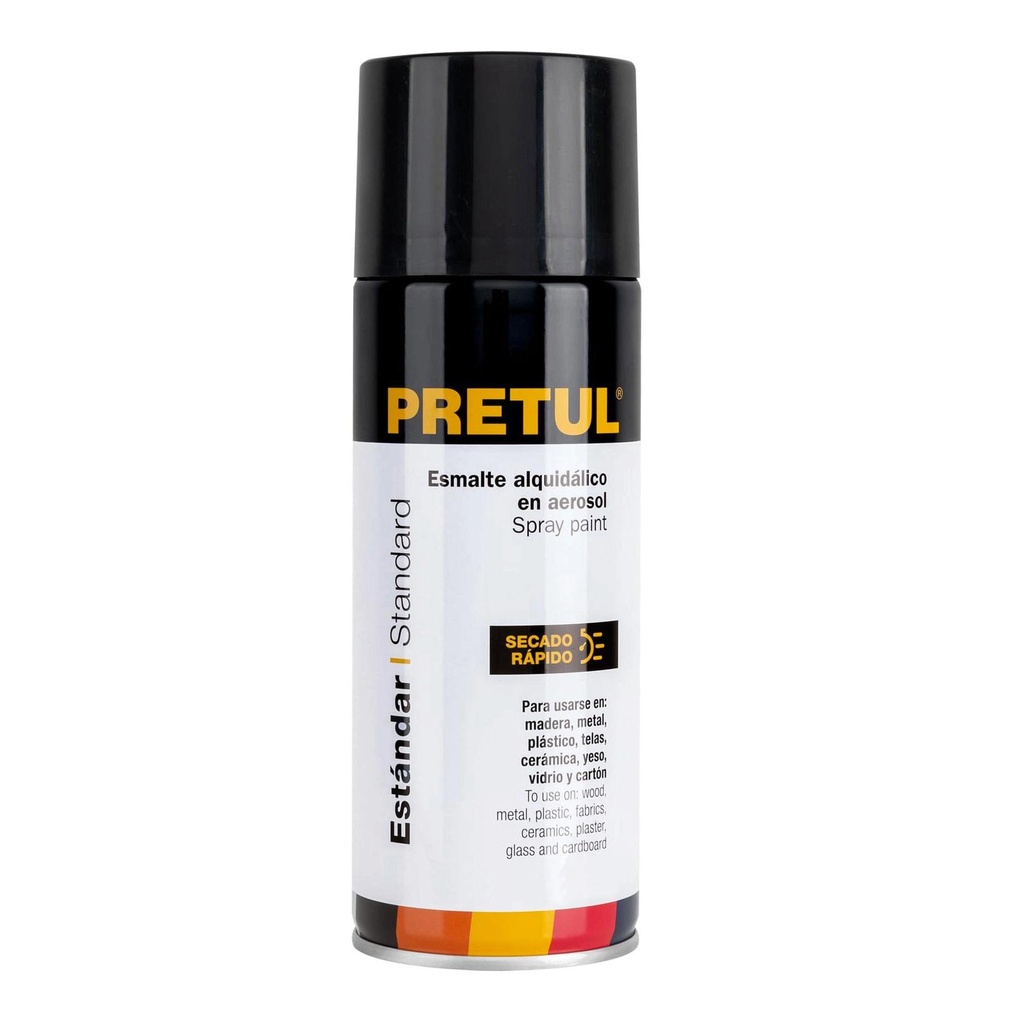 Pintura en aerosol,negro brillante, 400ml, Pretul - Pag 396