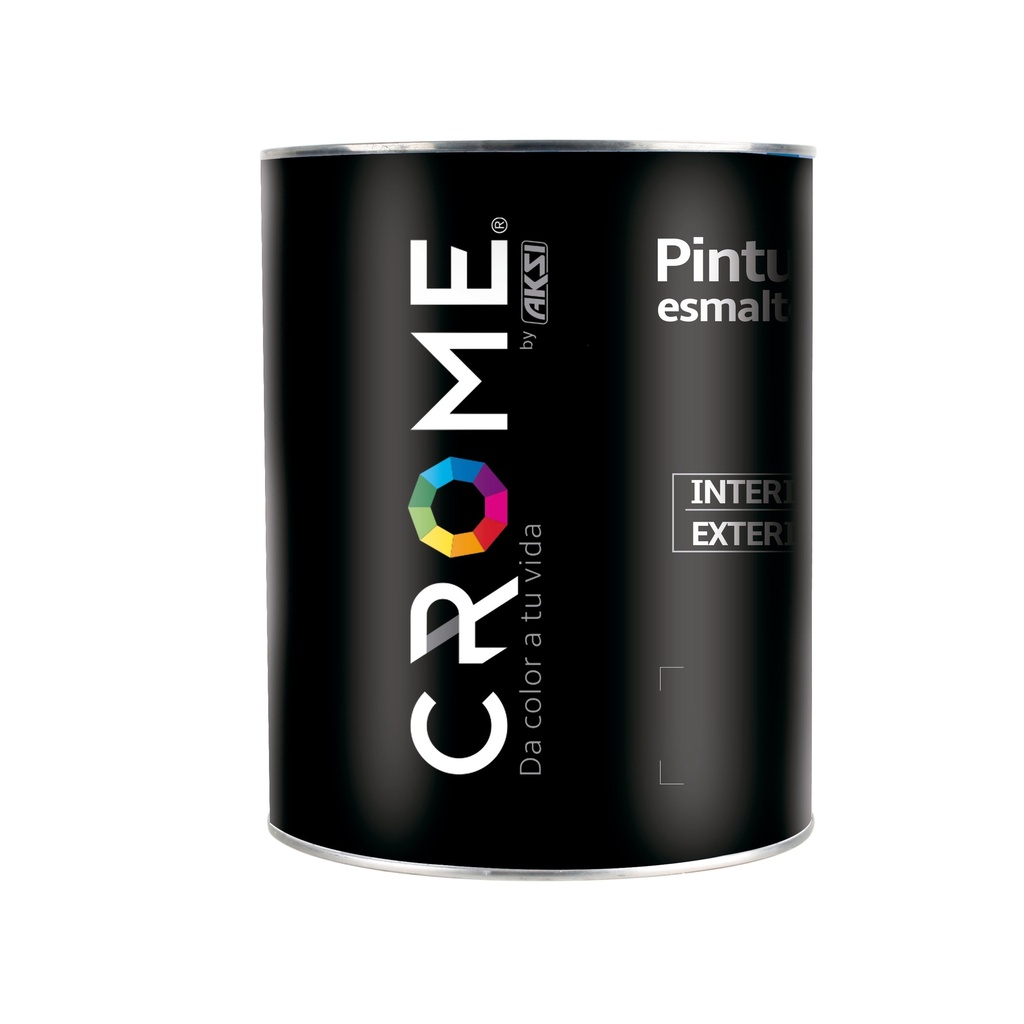 Pintura esmalte cafe oscuro, 1 lt