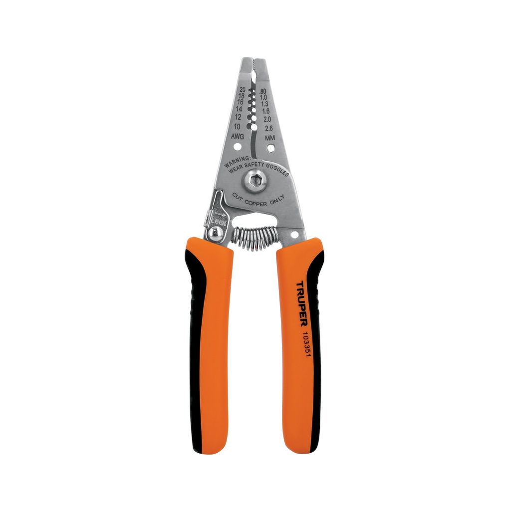Pinza 6' pela cables 22 a 10 AWG, Truper - Pag 314