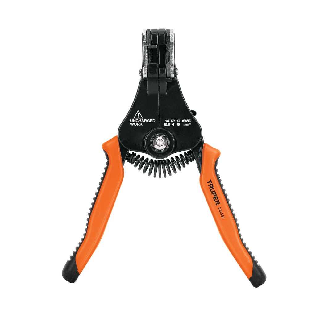 Pinza 6.5' pela cables automática de precisión, Truper