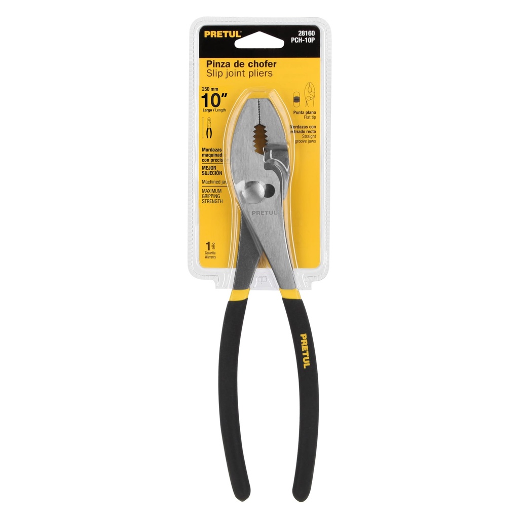 [T28160] Pinza de chofer 10' mango de vinil, Pretul